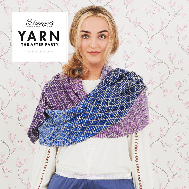 Lavender Trellis Wrap - kötésminta Lavender Trellis Wrap - kötésminta